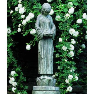 Campania International Wood Nymph Cast Stone Garden Statue   S 250 AL