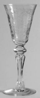 Tiffin Franciscan Cerice Cordial Glass   Stem #15071, Etched No Beads