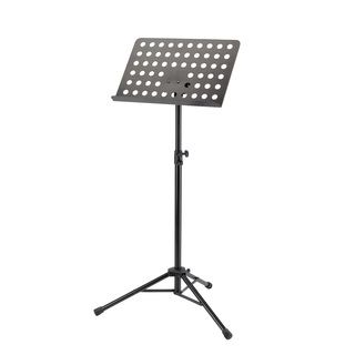 K m Orchestra Music Stand (BlackModel 11940.000.55Included items One (1) music standHeight Adjustable from 29 inches to 50 inches Desktop measures 13.37 inches wide x 19.25 inches longWeight 3 pounds )