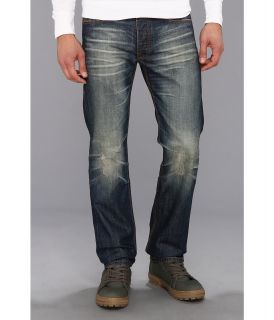 Denim & Leathers by Andrew Marc 16 Straight Premium Denim in Indigo Mens Jeans (Blue)