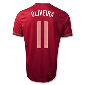 Nike Portugal 12/14 OLIVEIRA Home Soccer Jersey