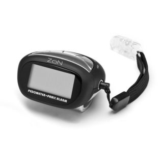 Zon Multifunction Pedometer And Panic Alarm (BlackDimensions 8.6 inches high x 5.47 inches wide x 1.55 inches deepWeight 0.5 pound )