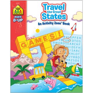 Travel The Great States Activity Zone Workbook