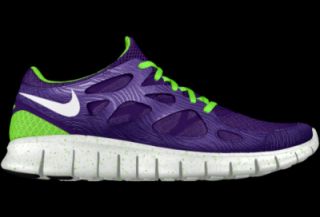 Nike Free Run 2 iD Custom (Wide) Kids Running Shoes (3.5y 6y)   Purple