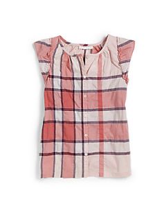 Burberry Girls Exploded Check Top   Pink Check