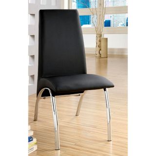 Viscaria Black Contemporary Dining Chairs (set Of 2)