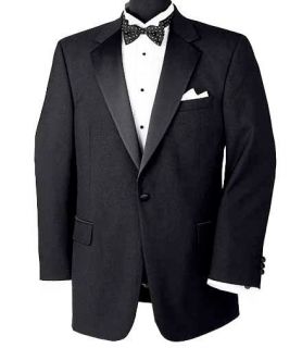 Black Notch Collar Tuxedo Jacket  Sizes 54 60 JoS. A. Bank