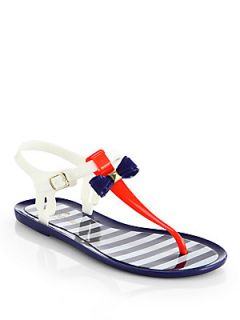 Kate Spade New York Fresh Jelly Bow Sandals   Red