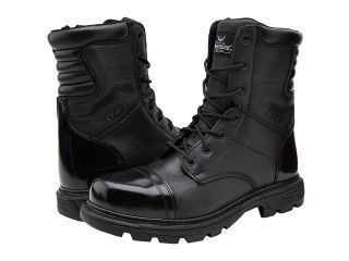 Thorogood 8 Inch Side Zipper Work Boot Mens Work Boots (Black)