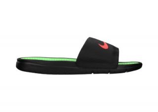 Nike Benassi Solarsoft Mens Soccer Slide Sandals   Black