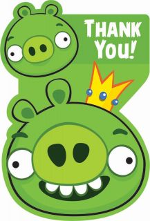 Angry Birds Thank You Postcards