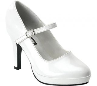 Womens Funtasma Contessa 50   White Patent Casual Shoes