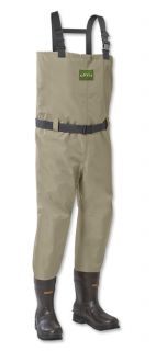 Endura Breathable Bootfoot Waders, Body Size Small, Boot Size 8