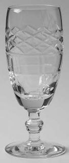 Bryce White House (Cut) Juice Glass   #740,Cut Criss Cross,Vertical/Horizontal