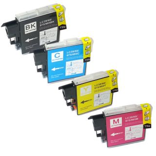 Brother Lc 39 Compatible Black / Color Ink Cartridges (pack Of 4) (1 Black, 1 Cyan, 1 Magenta, 1 YellowPrint yield Maximum yield 400 pages with 5 percent coverageNon refillableModel LC 39Pack of 4Compatible modelsDCP J125, DCP J315W, MFC J265WWe cann