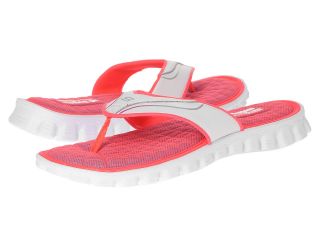 SKECHERS Sport Cooling Gel 1 Strap Thong Sandal Womens Sandals (White)
