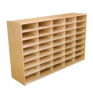 Wood Designs Storage Unit with 3 40 Letter Trays WD1758 Tray Option Without