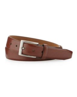 Leather Belt, Medium Brown