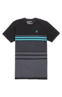 Mens Hurley Tee   Hurley One & Only Mini Stripe T Shirt