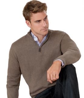 Signature Pima Cotton Half Zip Sweater Big/Tall JoS. A. Bank