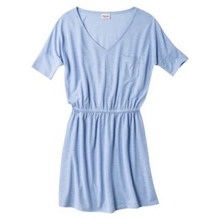 Mossimo Supply Co. Juniors V Neck Dress   Rushing Water Blue L(11 13)
