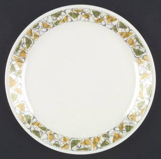 Syracuse Accent Dinner Plate, Fine China Dinnerware   Carefree Xl Line,   Green&