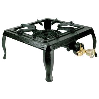 Buffalo Tools Single Burner Portable Cast Iron Stove (BlackGreat cooking at the campsite, brew coffee, fry eggs, and heat water outdoors15,000 BTU stove hooks up to LP tank or cylinderCast iron constructionDimensions 5 inches high x 13 inches wide x 9.5 