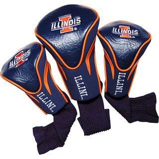 University of Illinois Fighting Illini 3 Pack Contour Headcover Team C