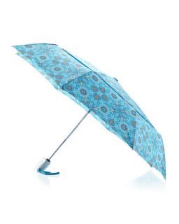 Floral Print Umbrella, Reiko Aqua