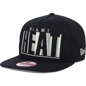 Miami Heat New Era NBA Hardwood Classics Cut Mark 9FIFTY Snapback Cap
