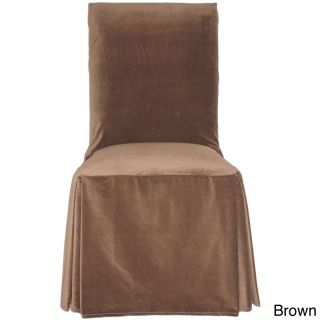 Classic Slipcovers Cotton Velvet Dining Chair Slipcover (set Of 2)