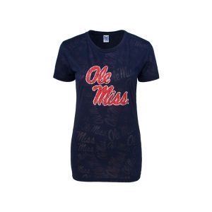 Mississippi Rebels College Concepts NCAA Womens Burnout T Shirt