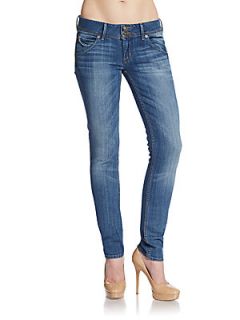 Collin Faded Skinny Jeans   Mid Blue Wash