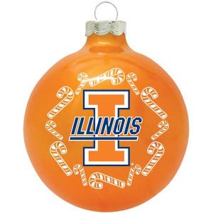 Illinois Fighting Illini Traditional Ornament Candy Cane