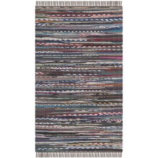 Safavieh Hand woven Rag Rug Rust Cotton Rug (26 X 4)