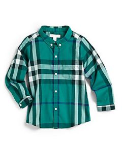 Burberry Toddlers Mini Fred Exploded Check Button Front Shirt