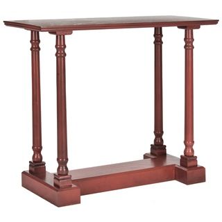 Safavieh Regan Red Console Table (RedMaterials Pine WoodDimensions 31.9 inches high x 37.8 inches wide x 15.7 inches deepThis product will ship to you in 1 box.Assembly required )