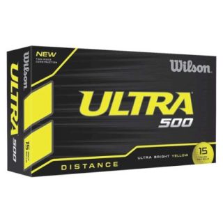 Wilson Ultra 500 15 Ball Pack   Yellow