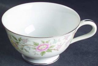 Symco Barry Footed Cup, Fine China Dinnerware   Pink, Yellow, Blue  Flowers