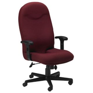 Mayline Comfort High Back Office Chair with Arms 9413AG Finish Burgundy