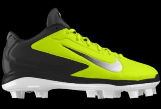 Nike Air Huarache Pro Low MCS iD Custom Kids Baseball Cleats (4y 6y)   Yellow