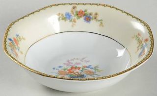 Altrohlau Diana Coupe Cereal Bowl, Fine China Dinnerware   Hexagonal,Cream Rim,F
