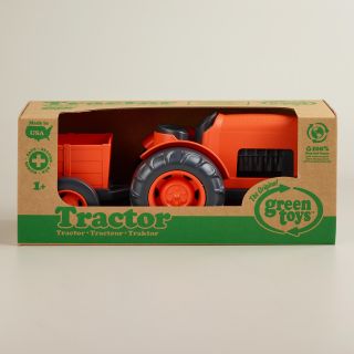 Green Toys Orange Tractor   World Market