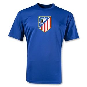 hidden Atletico Madrid Crest Training T Shirt (Royal)