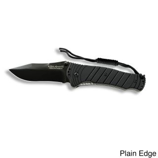 Ontario Knife Co Drop Point Black Blade Folding Knife