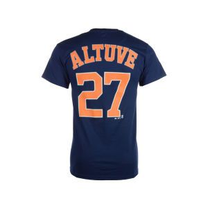 Houston Astros JosÃ© Altuve Majestic MLB Official Player T Shirt