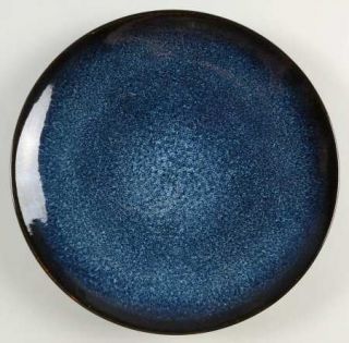 Threshold Cambridge Blue Dinner Plate, Fine China Dinnerware   Speckled Blue,Nav
