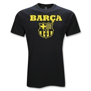 Euro 2012   Barcelona Big Barca Soccer T Shirt (Black)