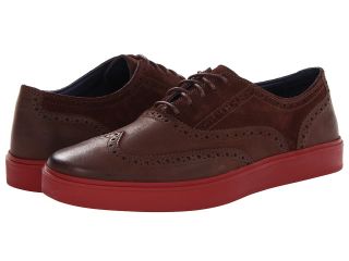 Cole Haan Bergen Wingtip Mens Lace Up Wing Tip Shoes (Brown)
