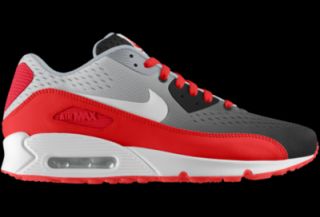 Nike Air Max 90 Engineered Mesh iD Custom Mens Shoes   Red